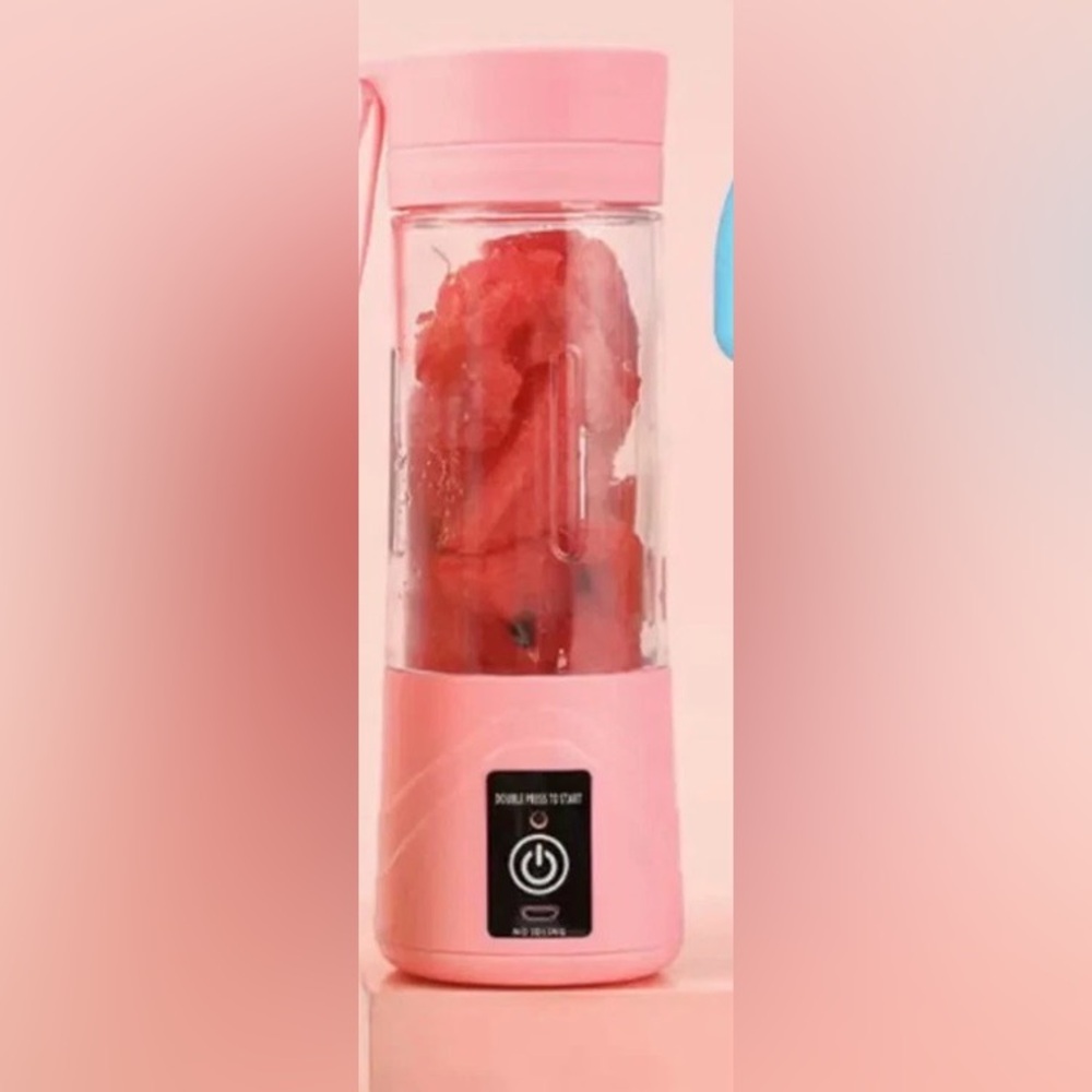 Pink portable Blender rechargeable 380ml